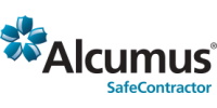 Logo Colour Alcumus SafeContractor 200x100