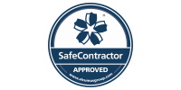 Seal colour SafeContractor Sticker 200x100